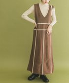 【アイテムズアーバンリサーチ/ITEMS URBAN RESEARCH】のパイピングニットジャンパースカート 人気、トレンドファッション・服の通販 founy(ファニー) ファッション Fashion レディースファッション Fashion for Women スカート Skirts 2025年 2025 2025-2026秋冬・A/W Autumn/Winter 2025–26 AW25–26 冬 Winter / This Winter インナー Innerwear A/W・秋冬 Autumn/Winter thumbnail ブラウン|ID: prp329100004799979 ipo3291000000034907151