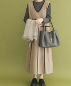 【アイテムズアーバンリサーチ/ITEMS URBAN RESEARCH】のパイピングニットジャンパースカート 人気、トレンドファッション・服の通販 founy(ファニー) ファッション Fashion レディースファッション Fashion for Women スカート Skirts 2025年 2025 2025-2026秋冬・A/W Autumn/Winter 2025–26 AW25–26 冬 Winter / This Winter インナー Innerwear A/W・秋冬 Autumn/Winter thumbnail ベージュ系その他|ID: prp329100004799979 ipo3291000000034907152