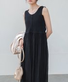 【バブ ブージュルード/Bab Bou Jeloud】の【低身長~高身長向けサイズあり】クロシェコンビキャミワンピース 人気、トレンドファッション・服の通販 founy(ファニー) ファッション Fashion レディースファッション Fashion for Women ワンピース Dresses キャミソールワンピース Camisole Dresses ギャザー Gathered, Ruffled クロシェ Crochet, Knitted Lace 切替 Switching, Contrast Panel サマー Summer, Summer Style サンダル Sandals, Summer Shoes ストレート Straight, Straight Cut スニーカー Sneakers, Trainers スマート Smart, Elegant チェック Check, Plaid, Tartan トレンド Trend, Trending Now ドッキング Docking, Mixed Material バランス Balance, Style Balance 羽織 Haori, Light Jacket リボン Ribbon, Bow 再入荷 Restock / Back in Stock 夏 Summer エレガント 上品 Elegant thumbnail BLACK|ID: prp329100004799989 ipo3291000000034903975