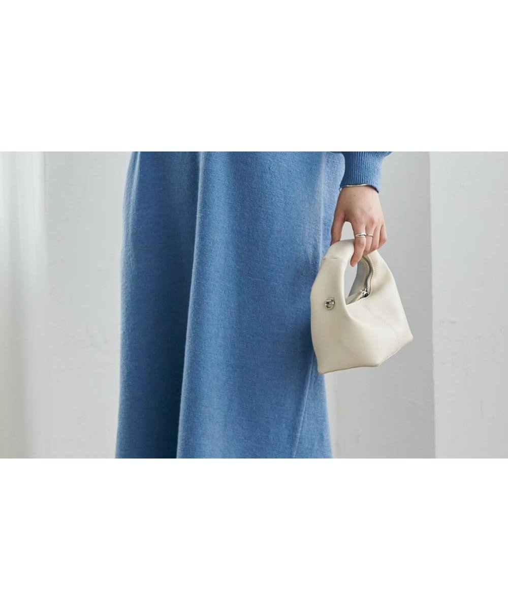 【ラナン/Ranan】のディープVネックニットワンピース インテリア・キッズ・メンズ・レディースファッション・服の通販 founy(ファニー) 　ファッション　Fashion　レディースファッション　Fashion for Women　ワンピース　Dresses　ニットワンピース　Knit Dresses　インナー　Innerwear　エレガント 上品　Elegant　ライトブルー|ID: prp329100004799991 ipo3291000000034824929