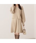 【プロポーション ボディドレッシング/PROPORTION BODY DRESSING】の片畦ミニSETUP 25AW 人気、トレンドファッション・服の通販 founy(ファニー) ファッション Fashion レディースファッション Fashion for Women セットアップ Matching Sets 2025年 2025 2025-2026秋冬・A/W Autumn/Winter 2025–26 AW25–26 ウォーム Warm Fabric スパンコール Sequins, Sequin Embellishment セットアップ Set-Up, Coordinated Outfit ミニスカート Mini Skirt, Short Skirt 畦 Ribbed Knit thumbnail ベージュ|ID: prp329100004800022 ipo3291000000034825086