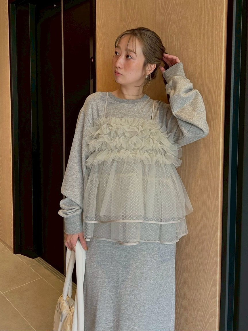 【エミ/emmi】の【セットアイテム】チュールビスチェ×裏毛ワンピースセット 人気、トレンドファッション・服の通販 founy(ファニー) ファッション Fashion レディースファッション Fashion for Women ワンピース Dresses スマート Smart, Elegant チュール Tulip, Tulip Motif ビスチェ Bustier, Corset Top ポケット Pocket, Pocket Detail other-1|ID: prp329100004800024 ipo3291000000034825094