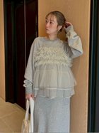 【エミ/emmi】の【セットアイテム】チュールビスチェ×裏毛ワンピースセット 人気、トレンドファッション・服の通販 founy(ファニー) ファッション Fashion レディースファッション Fashion for Women ワンピース Dresses スマート Smart, Elegant チュール Tulip, Tulip Motif ビスチェ Bustier, Corset Top ポケット Pocket, Pocket Detail thumbnail GRY[006]|ID: prp329100004800024 ipo3291000000034825095