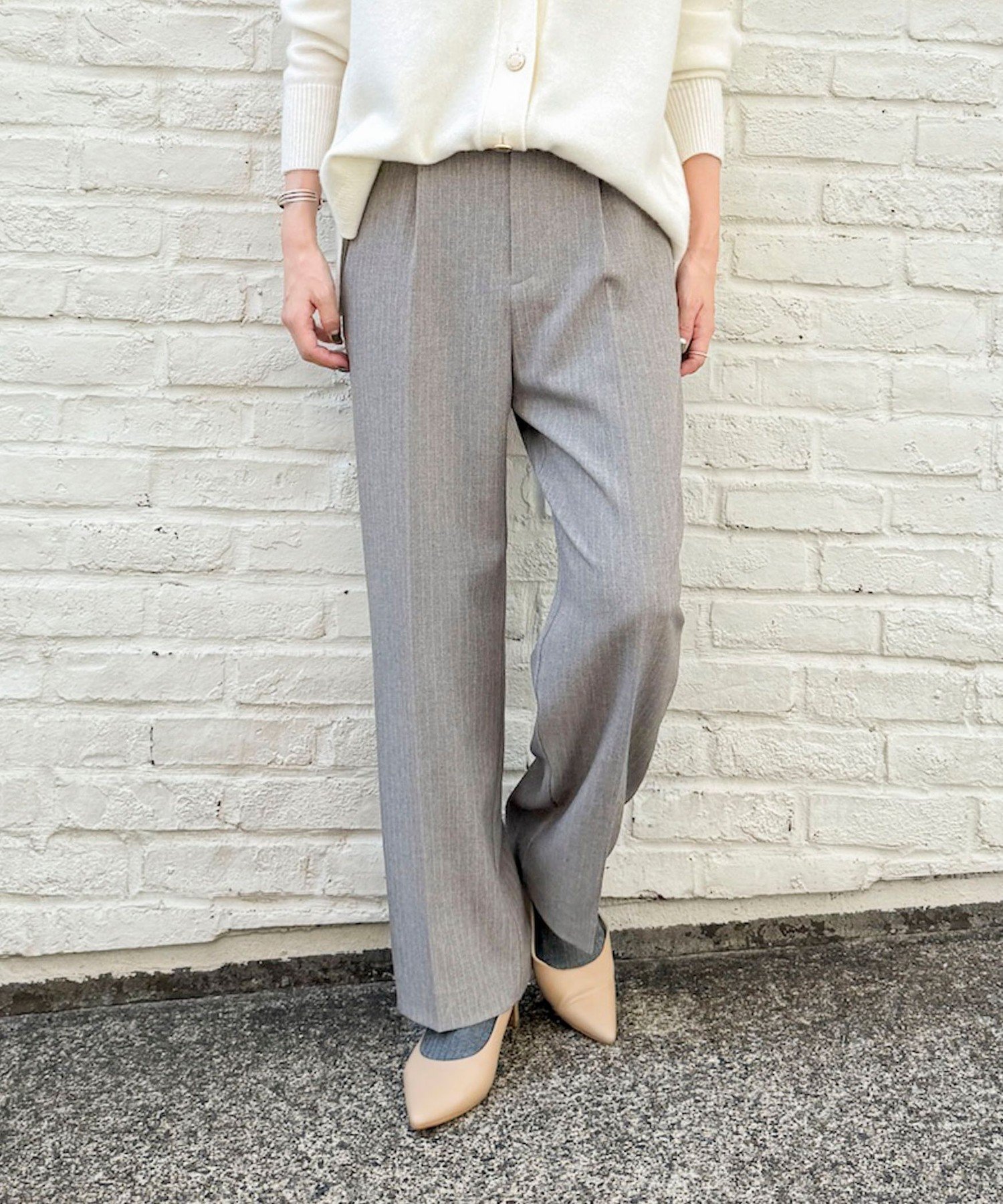 【ノーリーズ/NOLLEY'S】のウォッシャブルウール調愛されセミワイドパンツ インテリア・キッズ・メンズ・レディースファッション・服の通販 founy(ファニー) 　ファッション　Fashion　レディースファッション　Fashion for Women　パンツ　Pants & Trousers　ウォッシャブル　Machine Washable　スニーカー　Sneakers, Trainers　センター　Center, Center Line　定番　Standard, Basic Item　人気　Popular, Best Seller　ベビー　Baby, Babywear　ワイド　Wide, Wide Fit　おすすめ　Recommended / Our Picks　2025年　2025　2025-2026秋冬・A/W　Autumn/Winter 2025–26 AW25–26　ブラウン系その他3|ID: prp329100004800319 ipo3291000000035086626