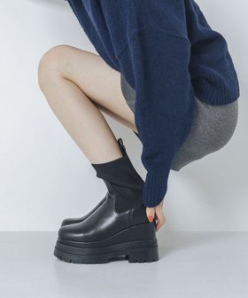 【イーボル/EVOL】の【ふかふか・クッション入り】11cmニットショートブーツ 人気、トレンドファッション・服の通販 founy(ファニー) ファッション Fashion レディースファッション Fashion for Women 厚底 Platform Shoes クッション Cushion, Throw Pillow クール Cool, Chic ショート Short, Short Length ストッキング Stockings, Sheer Tights リブニット Rib Knit, Ribbed Knit おすすめ Recommended / Our Picks 旅行 Travel 2025年 2025 2025-2026秋冬・A/W Autumn/Winter 2025–26 AW25–26 |ID:prp329100004800333