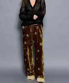 【メゾンスペシャル/MAISON SPECIAL】のBeads Flower Embroidery Velor Pants 人気、トレンドファッション・服の通販 founy(ファニー) ファッション Fashion レディースファッション Fashion for Women パンツ Pants & Trousers スペシャル Special, Limited Edition ドレープ Drape, Draping Fabric フラワー Flower, Floral ベロア Velour, Soft Velvet thumbnail MTD|ID: prp329100004800401 ipo3291000000035214935
