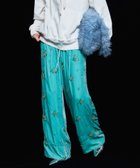 【メゾンスペシャル/MAISON SPECIAL】のBeads Flower Embroidery Velor Pants 人気、トレンドファッション・服の通販 founy(ファニー) ファッション Fashion レディースファッション Fashion for Women パンツ Pants & Trousers スペシャル Special, Limited Edition ドレープ Drape, Draping Fabric フラワー Flower, Floral ベロア Velour, Soft Velvet thumbnail BLU|ID: prp329100004800401 ipo3291000000035214936
