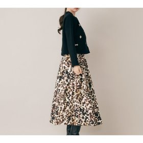 【ローズティアラ/Rose Tiara】のヒョウ柄ボリュームスカート 人気、トレンドファッション・服の通販 founy(ファニー) ファッション Fashion レディースファッション Fashion for Women スカート Skirts スタンダード Standard, Basic スマート Smart, Elegant ヒョウ Leopard, Animal Print フェミニン Feminine, Girly フラワー Flower, Floral プリント Print, Printed Pattern ポケット Pocket, Pocket Detail |ID:prp329100004800414