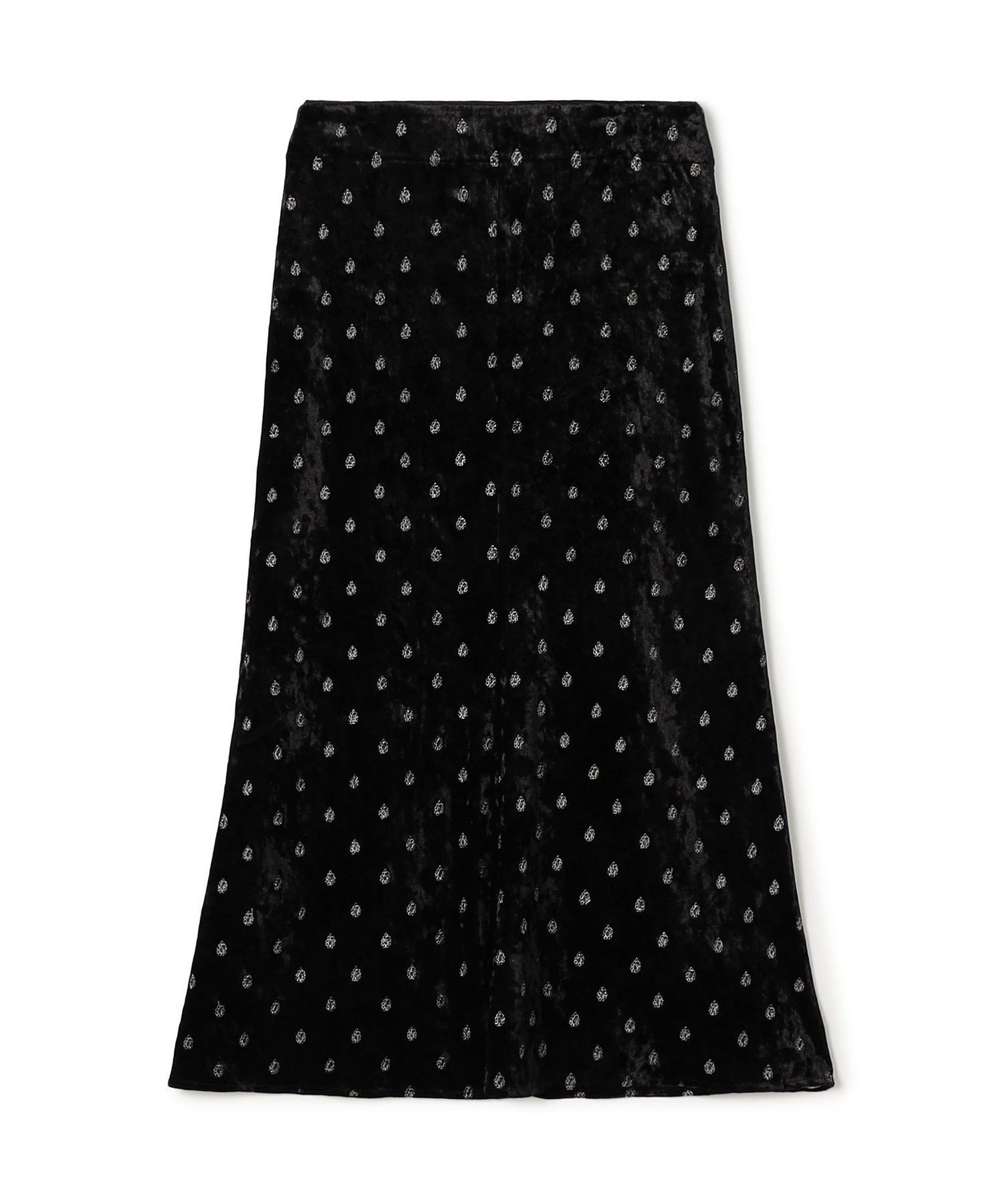 【トゥモローランド/TOMORROWLAND】のベロアエンブロイダリー ナロースカート インテリア・キッズ・メンズ・レディースファッション・服の通販 founy(ファニー) 　ファッション　Fashion　レディースファッション　Fashion for Women　スカート　Skirts　カットソー　Cut and Sewn Top　シンプル　Simple, Minimal　バランス　Balance, Style Balance　フレア　Flare, Flared　ベロア　Velour, Soft Velvet　リラックス　Relax, Relaxed Fit　18 ブラック系|ID: prp329100004800440 ipo3291000000035215380