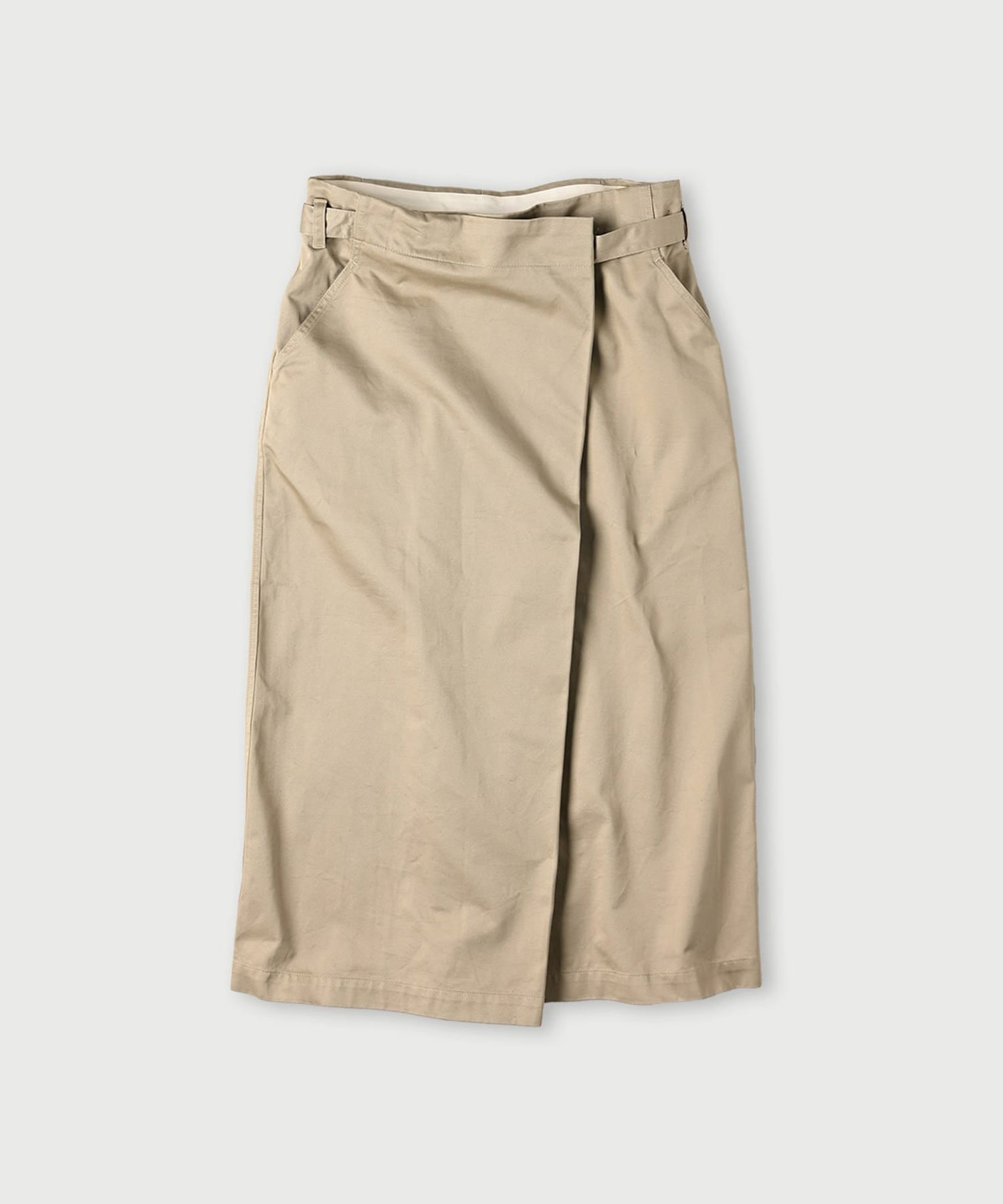 【フォーティファイブ アール/45R】の双糸チノのラップスカート インテリア・キッズ・メンズ・レディースファッション・服の通販 founy(ファニー) ファッション Fashion レディースファッション Fashion for Women スカート Skirts ラップ Wrap, Wrap Design リボン Ribbon, Bow ワーク Workwear, Utility Style ビジネス 仕事 通勤 Business / Work / Commuting ベージュ|ID: prp329100004800458 ipo3291000000034947239