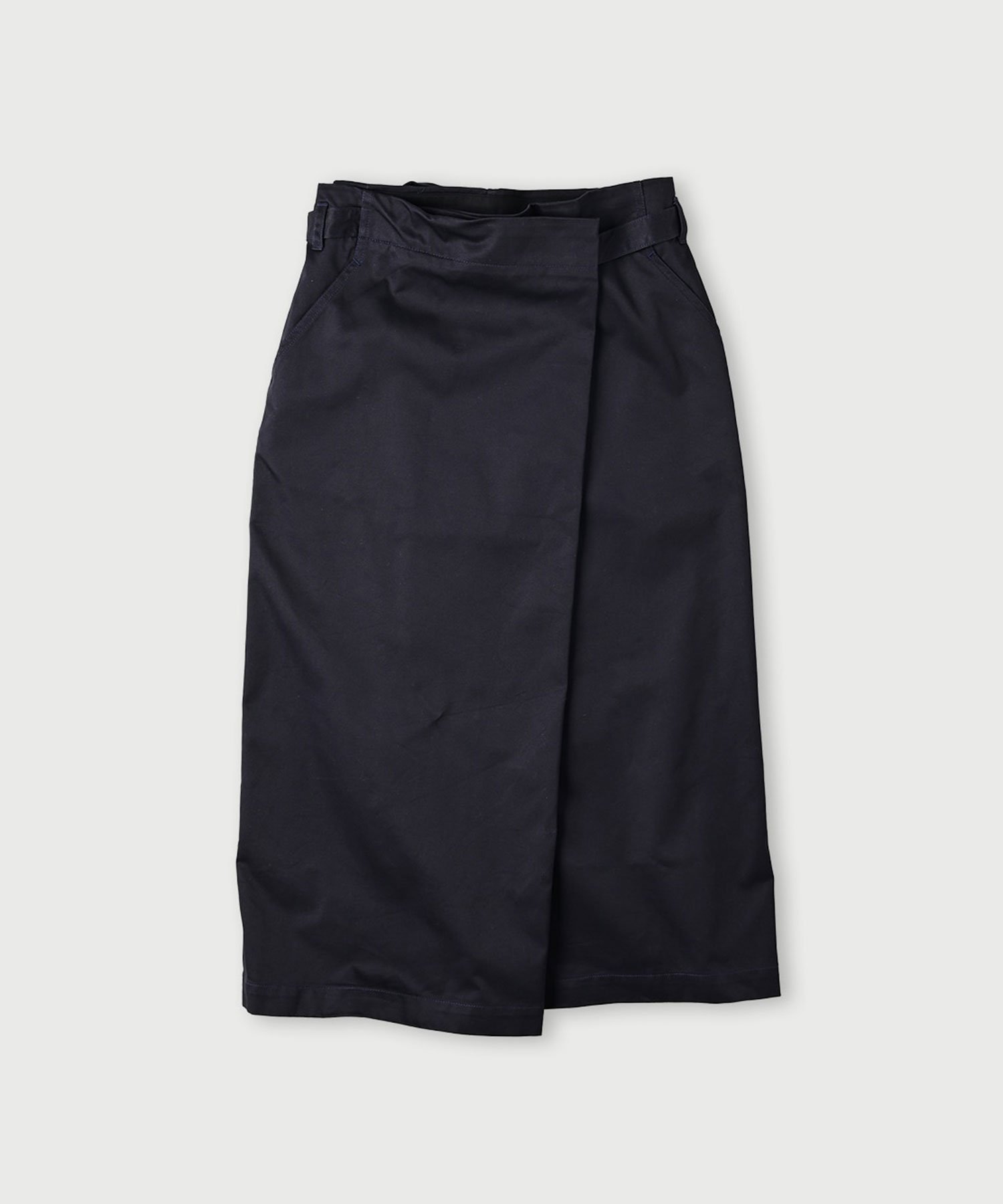 【フォーティファイブ アール/45R】の双糸チノのラップスカート インテリア・キッズ・メンズ・レディースファッション・服の通販 founy(ファニー) ファッション Fashion レディースファッション Fashion for Women スカート Skirts ラップ Wrap, Wrap Design リボン Ribbon, Bow ワーク Workwear, Utility Style ビジネス 仕事 通勤 Business / Work / Commuting ネイビー|ID: prp329100004800458 ipo3291000000034947240