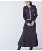 【ナチュラル ビューティー ベーシック/NATURAL BEAUTY BASIC】のバイカラーニットカーデ スカート 人気、トレンドファッション・服の通販 founy(ファニー) ファッション Fashion レディースファッション Fashion for Women スカート Skirts カーディガン Cardigan, Knitwear ダブル Double, Double-Breasted フレア Flare, Flared エレガント 上品 Elegant thumbnail チャコール×オフ2|ID: prp329100004800501 ipo3291000000034935583