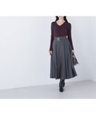 【ナチュラル ビューティー ベーシック/NATURAL BEAUTY BASIC】のメタルバックルフレアスカート 人気、トレンドファッション・服の通販 founy(ファニー) ファッション Fashion レディースファッション Fashion for Women スカート Skirts Aライン・フレアスカート A-Line & Flared Skirts バッグ Bags ポケット Pocket, Pocket Detail メタル Metal, Metal Parts thumbnail チャコール2|ID: prp329100004800517 ipo3291000000035096656