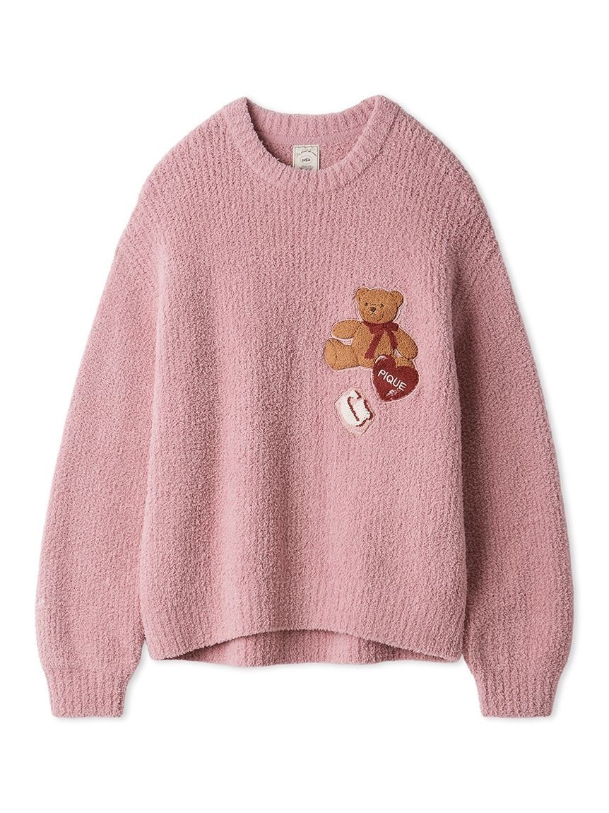 【ジェラート ピケ/gelato pique】のベビモコベアさがらプルオーバー インテリア・キッズ・メンズ・レディースファッション・服の通販 founy(ファニー) 　ファッション　Fashion　レディースファッション　Fashion for Women　トップス・カットソー　Cut & Sew Tops　カジュアルプルオーバー・ニットトップス　Pullovers & Knit Tops / Casual Pullovers　クッション　Cushion, Throw Pillow　ショート　Short, Short Length　スマート　Smart, Elegant　ロング　Long, Long-Length　畦　Ribbed Knit　雑誌　Magazine, Fashion Magazine　PNK[066]|ID: prp329100004800525 ipo3291000000034868780