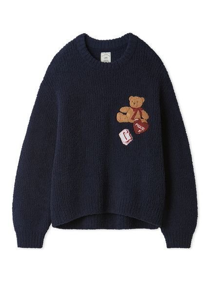 【ジェラート ピケ/gelato pique】のベビモコベアさがらプルオーバー インテリア・キッズ・メンズ・レディースファッション・服の通販 founy(ファニー) 　ファッション　Fashion　レディースファッション　Fashion for Women　トップス・カットソー　Cut & Sew Tops　カジュアルプルオーバー・ニットトップス　Pullovers & Knit Tops / Casual Pullovers　クッション　Cushion, Throw Pillow　ショート　Short, Short Length　スマート　Smart, Elegant　ロング　Long, Long-Length　畦　Ribbed Knit　雑誌　Magazine, Fashion Magazine　NVY[089]|ID: prp329100004800525 ipo3291000000034868781