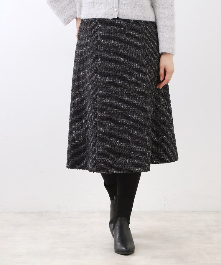 【リフレクト/Reflect】の【広がりすぎない/美シルエット◎】ツイードフレアスカート 人気、トレンドファッション・服の通販 founy(ファニー) 　ファッション　Fashion　レディースファッション　Fashion for Women　スカート　Skirts　Aライン・フレアスカート　A-Line & Flared Skirts　ストレッチ　Stretch, Stretchy Fabric　スマート　Smart, Elegant　ツイード　Twill, Twill Weave　フレア　Flare, Flared　ポケット　Pocket, Pocket Detail　エレガント 上品　Elegant　A/W・秋冬　Autumn/Winter　 other-1|ID: prp329100004800531 ipo3291000000034998217