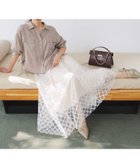 【ノエラ/Noela】のチェックチュールスタッズスカート 人気、トレンドファッション・服の通販 founy(ファニー) ファッション Fashion レディースファッション Fashion for Women スカート Skirts ジャケット Jacket, Outerwear スタッズ Studs, Metal Accents チェック Check, Plaid, Tartan ポケット Pocket, Pocket Detail 秋 Autumn thumbnail オフホワイト|ID: prp329100004800542 ipo3291000000034999171