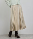 【ロペ/ROPE'】のシャイニープリーツスカート/イージーケア 人気、トレンドファッション・服の通販 founy(ファニー) ファッション Fashion レディースファッション Fashion for Women スカート Skirts プリーツスカート / 上品フェミニンスタイル Pleated Skirts おすすめ Recommended / Our Picks カーディガン Cardigan, Knitwear サテン Satin, Glossy Fabric ツイード Twill, Twill Weave ドレープ Drape, Draping Fabric プリーツ Pleats, Pleated ポケット Pocket, Pocket Detail エレガント 上品 Elegant thumbnail ベージュ(27)|ID: prp329100004800596 ipo3291000000034869379