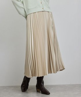 【ロペ/ROPE'】のシャイニープリーツスカート/イージーケア 人気、トレンドファッション・服の通販 founy(ファニー) ファッション Fashion レディースファッション Fashion for Women スカート Skirts プリーツスカート / 上品フェミニンスタイル Pleated Skirts おすすめ Recommended / Our Picks カーディガン Cardigan, Knitwear サテン Satin, Glossy Fabric ツイード Twill, Twill Weave ドレープ Drape, Draping Fabric プリーツ Pleats, Pleated ポケット Pocket, Pocket Detail エレガント 上品 Elegant |ID:prp329100004800596