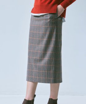 【ポール スチュアート/Paul Stuart】の【Precious掲載】千鳥ウィンドペン スカート 人気、トレンドファッション・服の通販 founy(ファニー) 雑誌掲載アイテム Magazine Picks & Fashion Features ファッション雑誌 Fashion Magazines プレシャス Precious ファッション Fashion レディースファッション Fashion for Women スカート Skirts おすすめ Recommended / Our Picks エレガント 上品 Elegant オレンジ Orange クラシカル Classical, Vintage-Inspired ストレッチ Stretch, Stretchy Fabric ミックス Mix, Mixed Style ラベンダー Lavender 雑誌 Magazine, Fashion Magazine |ID:prp329100004800602