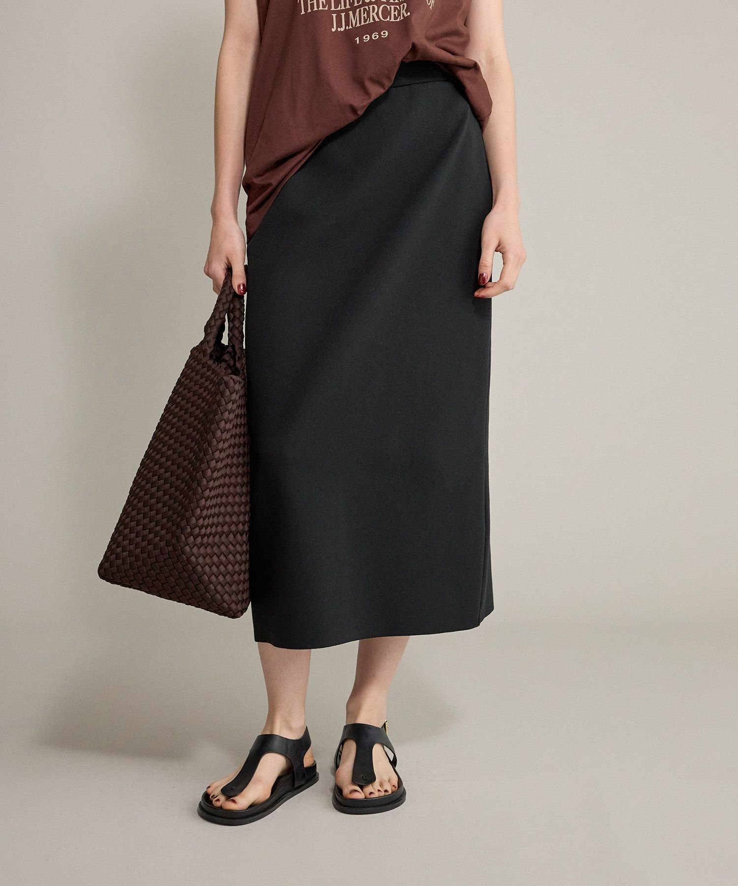 【ブリル/BRILL】のニットタイトスカート インテリア・キッズ・メンズ・レディースファッション・服の通販 founy(ファニー) ファッション Fashion レディースファッション Fashion for Women スカート Skirts ストレッチ Stretch, Stretchy Fabric ブラック09|ID: prp329100004800604 ipo3291000000035150856