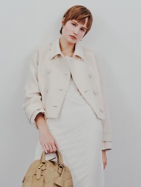 【ミラオーウェン/Mila Owen】のウールカシミヤショート丈ピーコート 人気、トレンドファッション・服の通販 founy(ファニー) ファッション Fashion レディースファッション Fashion for Women アウター Coat / Outerwear Collection コート・ロングコート・ピーコート Long Coats, Peacoats & More エレガント 上品 Elegant コンパクト Compact, Small Size スマート Smart, Elegant チャーム Charm, Pendant トレンド Trend, Trending Now バランス Balance, Style Balance フロント Front, Front Design ボトム Bottoms, Lower Wear 冬 Winter / This Winter |ID:prp329100004800612