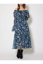 【リエンダ/rienda】のレースアップフラワーパターンフレアワンピース 人気、トレンドファッション・服の通販 founy(ファニー) ファッション Fashion レディースファッション Fashion for Women ワンピース Dresses チェーン Chain, Chain Strap トレンド Trend, Trending Now フラワー Flower, Floral プリント Print, Printed Pattern ミュール Mule, Backless Shoes レース Lace, Lace Fabric エレガント 上品 Elegant 再入荷 Restock / Back in Stock thumbnail NVY|ID: prp329100004800618 ipo3291000000035169792