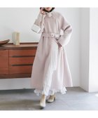 【ラブティックボンボン/La boutique BonBon】の【お上品大人っぽコート】ダブルフェイス2WAYロングコート 人気、トレンドファッション・服の通販 founy(ファニー) ファッション Fashion レディースファッション Fashion for Women アウター Coat / Outerwear Collection コート・ロングコート・ピーコート Long Coats, Peacoats & More オーガンジー Organza Fabric スタンド Stand Collar, Upright Stand スマホ Smartphone, Mobile Device ダブル Double, Double-Breasted デニム Denim, Jeans Material トレンチ Trench, Trench Coat 人気 Popular, Best Seller フェイス Face, Facial Design ポケット Pocket, Pocket Detail ロング Long, Long-Length おすすめ Recommended / Our Picks エレガント 上品 Elegant thumbnail ピンク|ID: prp329100004800620 ipo3291000000035110301