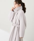 【ラブティックボンボン/La boutique BonBon】の【お上品大人っぽコート】ダブルフェイス2WAYロングコート 人気、トレンドファッション・服の通販 founy(ファニー) ファッション Fashion レディースファッション Fashion for Women アウター Coat / Outerwear Collection コート・ロングコート・ピーコート Long Coats, Peacoats & More オーガンジー Organza Fabric スタンド Stand Collar, Upright Stand スマホ Smartphone, Mobile Device ダブル Double, Double-Breasted デニム Denim, Jeans Material トレンチ Trench, Trench Coat 人気 Popular, Best Seller フェイス Face, Facial Design ポケット Pocket, Pocket Detail ロング Long, Long-Length おすすめ Recommended / Our Picks エレガント 上品 Elegant thumbnail ライトグレー|ID: prp329100004800620 ipo3291000000035110303