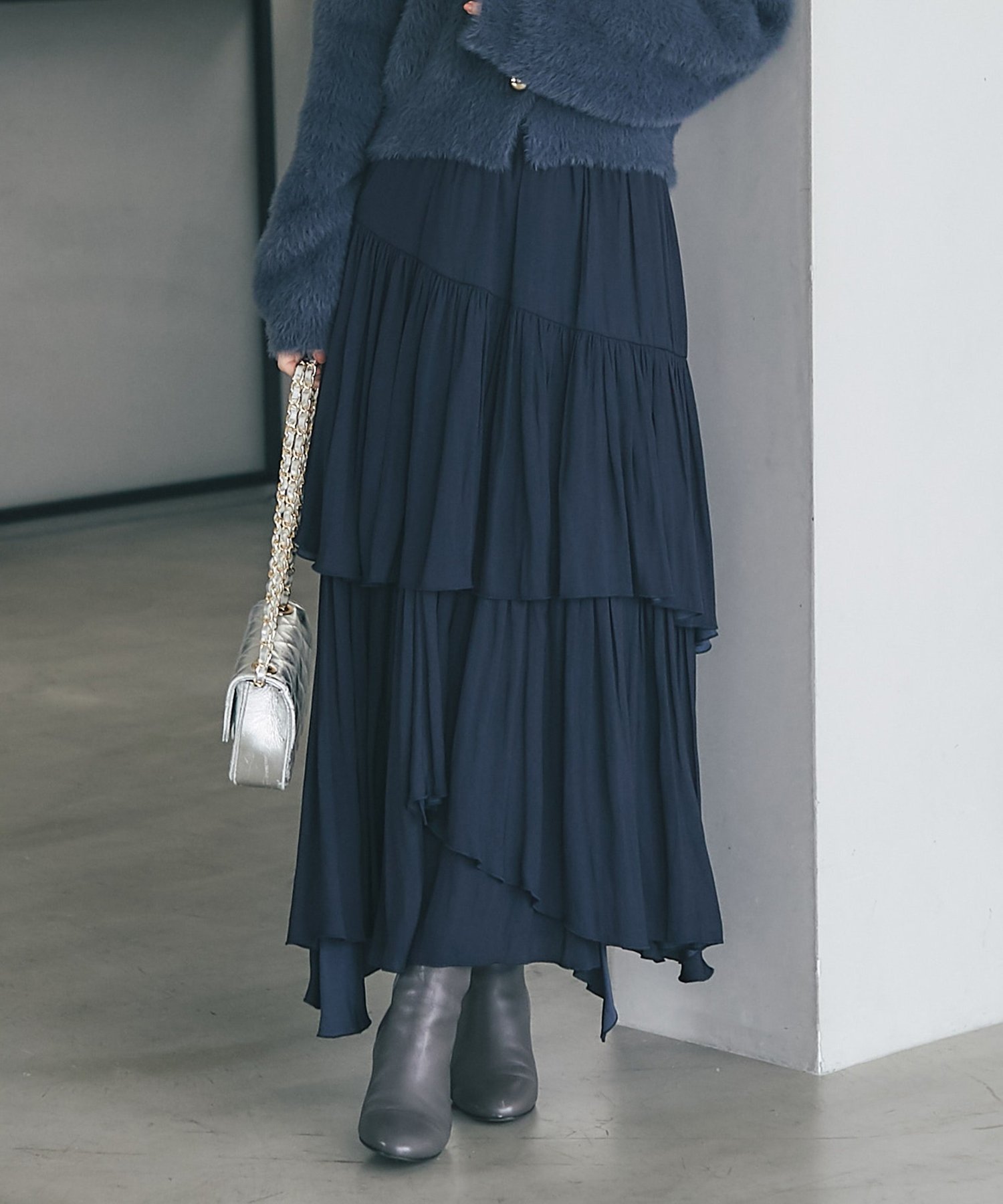 【ラブティックボンボン/La boutique BonBon】の【新色追加!miki監修・3サイズあり】イレヘムティアードスカート インテリア・キッズ・メンズ・レディースファッション・服の通販 founy(ファニー) ファッション Fashion レディースファッション Fashion for Women スカート Skirts ティアードスカート Tiered Skirts ギャザー Gathered, Ruffled スニーカー Sneakers, Trainers ティアード Tiered, Tiered Style なめらか Smooth, Silky Texture 人気 Popular, Best Seller ポケット Pocket, Pocket Detail おすすめ Recommended / Our Picks エレガント 上品 Elegant ネイビー|ID: prp329100004800633 ipo3291000000034829755