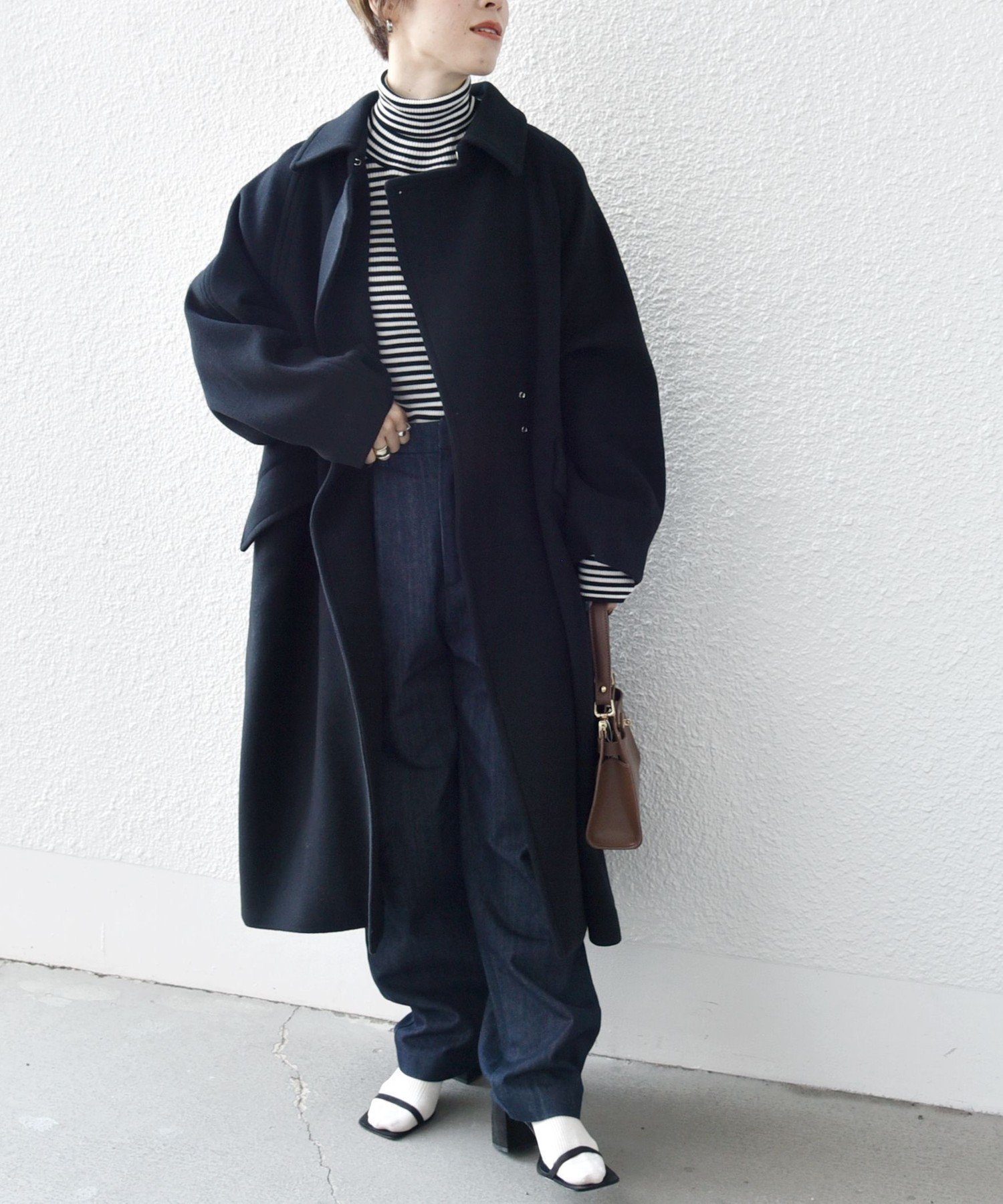 【シップス フォー ウィメン/SHIPS】のSHIPS any バルマカーン コクーン コート2 23AW 人気、トレンドファッション・服の通販 founy(ファニー) ファッション Fashion レディースファッション Fashion for Women アウター Coat / Outerwear Collection コート・ロングコート・ピーコート Long Coats, Peacoats & More 2023年 2023 2023-2024秋冬・A/W Autumn/Winter 2023–24 AW23–24 おすすめ Recommended / Our Picks コクーン Cocoon, Cocoon Silhouette ドット Polka Dot, Dot Pattern フロント Front, Front Design ワーク Workwear, Utility Style other-1|ID: prp329100004800639 ipo3291000000035152437