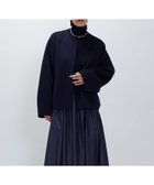 【プルミエ アロンディスモン/1er Arrondissement / MEN】のダブルビーバーコクーンショートコート Navy|ID: prp329100004800640 ipo3291000000034998554