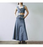 【エドウイン オンライン モール/EDWIN ONLINE MALL】の【GISELe 4月号掲載】atelier SOMETHING MERMAID DENIM SKIRT/マーメイドデニムスカート 淡色ブルー|ID: prp329100004800645 ipo3291000000034829845