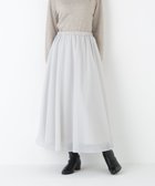 【ヒューマンウーマン/HUMAN WOMAN】のオーガンジートリコットギャザースカート 人気、トレンドファッション・服の通販 founy(ファニー) ファッション Fashion レディースファッション Fashion for Women スカート Skirts おすすめ Recommended / Our Picks エアリー Airy Texture オーガンジー Organza Fabric ギャザー Gathered, Ruffled スタンダード Standard, Basic 軽量 Lightweight, Ultra Light thumbnail ライトグレー|ID: prp329100004800650 ipo3291000000035187735