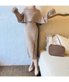 【ロイヤルパーティー/ROYAL PARTY】のファーポンチョ付スリットレースニットタイトワンピース 人気、トレンドファッション・服の通販 founy(ファニー) ファッション Fashion レディースファッション Fashion for Women アウター Coat / Outerwear Collection ポンチョ・ケープコート Ponchos & Capes アンサンブル Ensemble Set スリット Slit, Slit Detail フロント Front, Front Design ポンチョ Poncho, Cape Style レース Lace, Lace Fabric エレガント 上品 Elegant 秋 Autumn thumbnail モカ|ID: prp329100004800663 ipo3291000000034883105