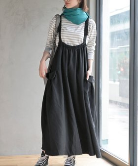 【アールピーエス/rps】のツイルコールアウトポケットジャンスカ 人気、トレンドファッション・服の通販 founy(ファニー) ファッション Fashion レディースファッション Fashion for Women インナー Innerwear ポケット Pocket, Pocket Detail |ID:prp329100004800664