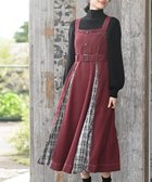 【アールピーエス/rps】のチェックプリーツ切替ジャンドレ 人気、トレンドファッション・服の通販 founy(ファニー) ファッション Fashion レディースファッション Fashion for Women ガーリー Girly, Feminine Style コンパクト Compact, Small Size チェック Check, Plaid, Tartan フェミニン Feminine, Girly プリーツ Pleats, Pleated 切替 Switching, Contrast Panel thumbnail ボルドー|ID: prp329100004800665 ipo3291000000034987184