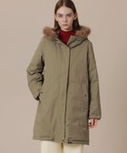 【マッキントッシュ ロンドン/MACKINTOSH LONDON】の【WEB・一部店舗限定】ポリエステルオックスフォードフーデットダウンコート 人気、トレンドファッション・服の通販 founy(ファニー) ファッション Fashion レディースファッション Fashion for Women アウター Coat / Outerwear Collection コート・ロングコート・ピーコート Long Coats, Peacoats & More ダウンジャケット・軽量ダウン Warm & Lightweight Down Jackets キルト Quilt, Quilted Fabric ダウン Down, Puffer ドローストリング Drawstring, Pull Cord フェイクファー Faux Fur, Imitation Fur 冬 Winter / This Winter 秋 Autumn 軽量 Lightweight, Ultra Light thumbnail カーキ|ID: prp329100004800667 ipo3291000000034830030