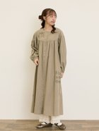 【サマンサモスモス/Samansa Mos2】の【マカベアリス*Samansa Mos2】刺繍ワンピース《S/Mサイズ》 人気、トレンドファッション・服の通販 founy(ファニー) ファッション Fashion レディースファッション Fashion for Women ワンピース Dresses モチーフ Motif, Design Theme ランダム Random, Irregular レース Lace, Lace Fabric thumbnail ベージュ|ID: prp329100004800673 ipo3291000000034830087