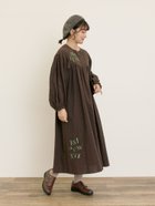 【サマンサモスモス/Samansa Mos2】の【マカベアリス*Samansa Mos2】刺繍ワンピース《S/Mサイズ》 人気、トレンドファッション・服の通販 founy(ファニー) ファッション Fashion レディースファッション Fashion for Women ワンピース Dresses モチーフ Motif, Design Theme ランダム Random, Irregular レース Lace, Lace Fabric thumbnail ダークブラウン|ID: prp329100004800673 ipo3291000000034830090