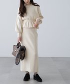 【フリーズマート/FREE'S MART】のペプラムニットセットアップ 人気、トレンドファッション・服の通販 founy(ファニー) ファッション Fashion レディースファッション Fashion for Women トップス・カットソー Cut & Sew Tops ニット Knit Tops & Sweaters セットアップ Set-Up, Coordinated Outfit トレンド Trend, Trending Now thumbnail オフ|ID: prp329100004800692 ipo3291000000034830257