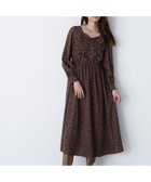 【ナチュラル ビューティー ベーシック/NATURAL BEAUTY BASIC】のミニフラワーシャーリングワンピース 人気、トレンドファッション・服の通販 founy(ファニー) ファッション Fashion レディースファッション Fashion for Women ワンピース Dresses シャーリング Shirring, Ruched スクエア Square, Square Shape デコルテ Décolleté, Neckline トレンド Trend, Trending Now thumbnail ブラウンベース2|ID: prp329100004800693 ipo3291000000035144683