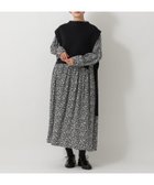 【アフタヌーンティー リビング/Afternoon Tea LIVING】のフラワー切替ギャザーワンピース 人気、トレンドファッション・服の通販 founy(ファニー) ファッション Fashion レディースファッション Fashion for Women ワンピース Dresses なめらか Smooth, Silky Texture エレガント 上品 Elegant ギャザー Gathered, Ruffled フラワー Flower, Floral ロング Long, Long-Length 切替 Switching, Contrast Panel thumbnail ブラック|ID: prp329100004800732 ipo3291000000034830573
