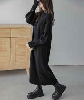 【ラジュール/Lajour】のハイネックニットワンピース 人気、トレンドファッション・服の通販 founy(ファニー) ファッション Fashion レディースファッション Fashion for Women ワンピース Dresses ニットワンピース Knit Dresses ショルダー Shoulder, Shoulder Strap シンプル Simple, Minimal |ID:prp329100004800734