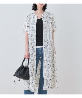 【インディヴィ/INDIVI】の【洗える/UVケア/羽織り可能】フラワー柄前あきワンピース 人気、トレンドファッション・服の通販 founy(ファニー) ファッション Fashion レディースファッション Fashion for Women ワンピース Dresses ストレッチ Stretch, Stretchy Fabric スマート Smart, Elegant フィット Fit, Slim Fit フラワー Flower, Floral フレア Flare, Flared プリント Print, Printed Pattern ポケット Pocket, Pocket Detail 吸水 Absorbent, Quick-Dry 夏 Summer 手描き Hand-Drawn, Illustrated 洗える Machine Washable 羽織 Haori, Light Jacket |ID:prp329100004800744