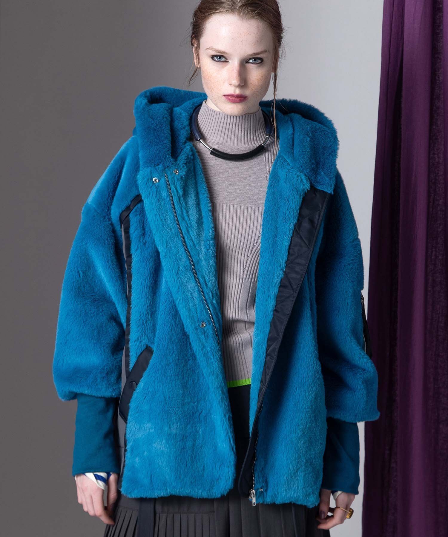 【アウラアイラ/AULA AILA】のSHORT FUR HOODIE COAT 人気、トレンドファッション・服の通販 founy(ファニー) 　ファッション　Fashion　レディースファッション　Fashion for Women　アウター　Coat / Outerwear Collection　コート・ロングコート・ピーコート　Long Coats, Peacoats & More　2025年　2025　2025-2026秋冬・A/W　Autumn/Winter 2025–26 AW25–26　冬　Winter / This Winter　キルト　Quilt, Quilted Fabric　ショート　Short, Short Length　タフタ　Taffeta, Structured Fabric　ポケット　Pocket, Pocket Detail　ミリタリー　Military, Army Style　防寒　Cold Protection, Winter-Ready　 other-1|ID: prp329100004800764 ipo3291000000034947805