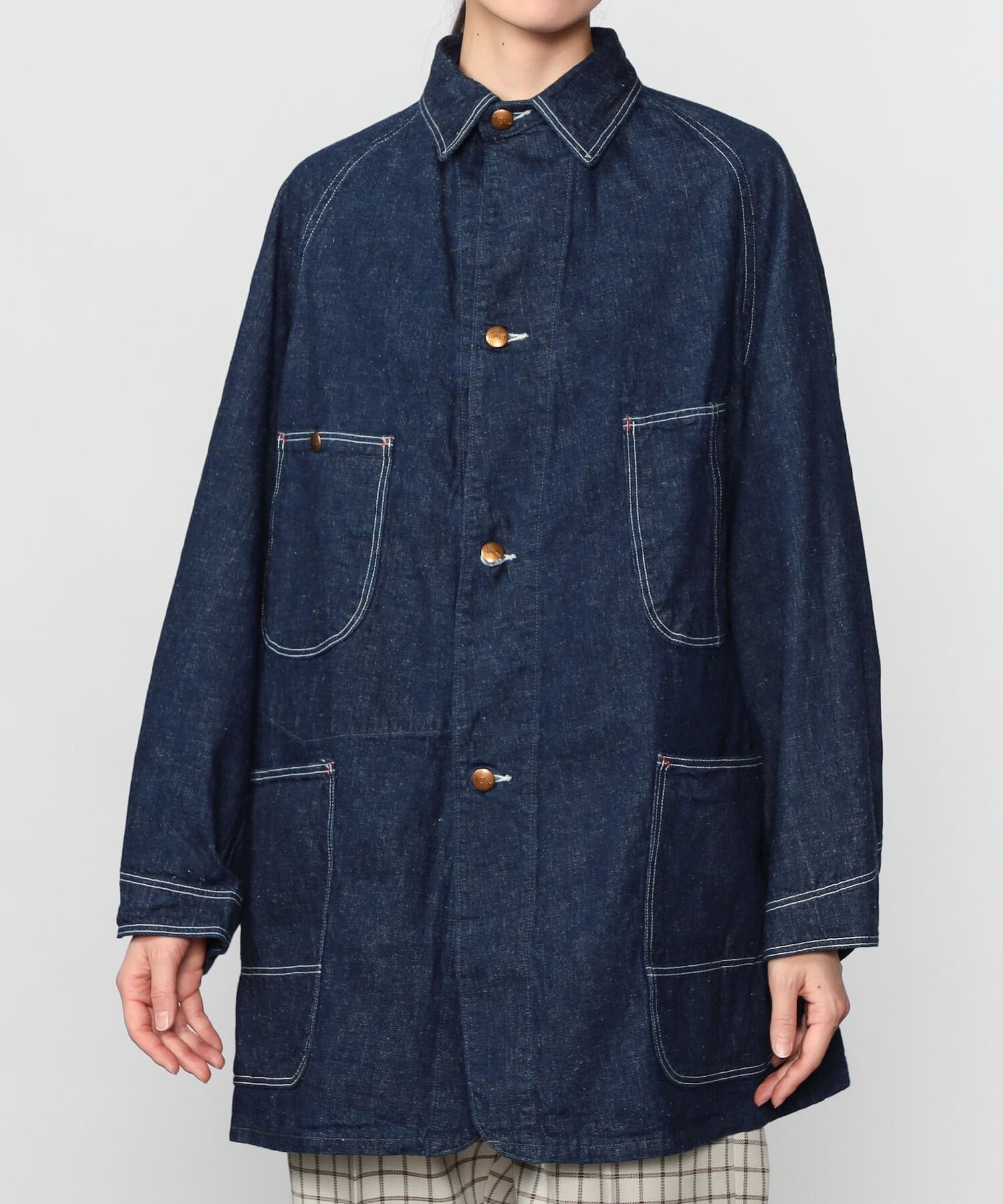 【ビショップ/Bshop】のLOOSE FIT DENIM COVERALL WOMEN 人気、トレンドファッション・服の通販 founy(ファニー) 　ファッション　Fashion　レディースファッション　Fashion for Women　ウォッシュ　Washed Finish　ネップ　Nepp, Slub Yarn　パッチ　Patch, Appliqué　フロント　Front, Front Design　ポケット　Pocket, Pocket Detail　ミリタリー　Military, Army Style　ワーク　Workwear, Utility Style　ヴィンテージ　Vintage Style　 other-1|ID: prp329100004800768 ipo3291000000034881523