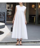 【ガール/GIRL】の異素材ドッキングノースリーブフレアロングワンピース【洗える】 WH|ID: prp329100004800773 ipo3291000000034924100