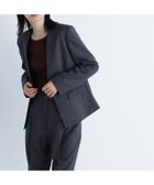 【ナチュラル ビューティー ベーシック/NATURAL BEAUTY BASIC】のウーステッドライクツイル SETUP ノーカラージャケット 人気、トレンドファッション・服の通販 founy(ファニー) ファッション Fashion レディースファッション Fashion for Women アウター Coat / Outerwear Collection レディースジャケット・軽アウター Jackets ノーカラージャケット / シンプル上品コーデ Collarless Jackets おすすめ Recommended / Our Picks オケージョン Occasion Wear ジャケット Jacket, Outerwear スーツ Suit, Formalwear フロント Front, Front Design エレガント 上品 Elegant thumbnail チャコール1|ID: prp329100004800785 ipo3291000000034831075
