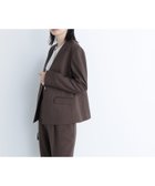 【ナチュラル ビューティー ベーシック/NATURAL BEAUTY BASIC】のウーステッドライクツイル SETUP ノーカラージャケット 人気、トレンドファッション・服の通販 founy(ファニー) ファッション Fashion レディースファッション Fashion for Women アウター Coat / Outerwear Collection レディースジャケット・軽アウター Jackets ノーカラージャケット / シンプル上品コーデ Collarless Jackets おすすめ Recommended / Our Picks オケージョン Occasion Wear ジャケット Jacket, Outerwear スーツ Suit, Formalwear フロント Front, Front Design エレガント 上品 Elegant thumbnail ブラウン|ID: prp329100004800785 ipo3291000000034831077